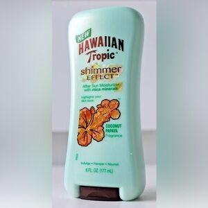 Hawaiian Tropic Shimmer Effect After Sun Moisturizer Coconut Papaya Body Lotion